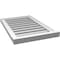 Ekena Millwork Vertical Surface Mount PVC Gable Vent: Functional, w/ 2"W x 2"P Brickmould Sill Frame, 18"W x 28"H GVPVE18X2803SF - alternate 3